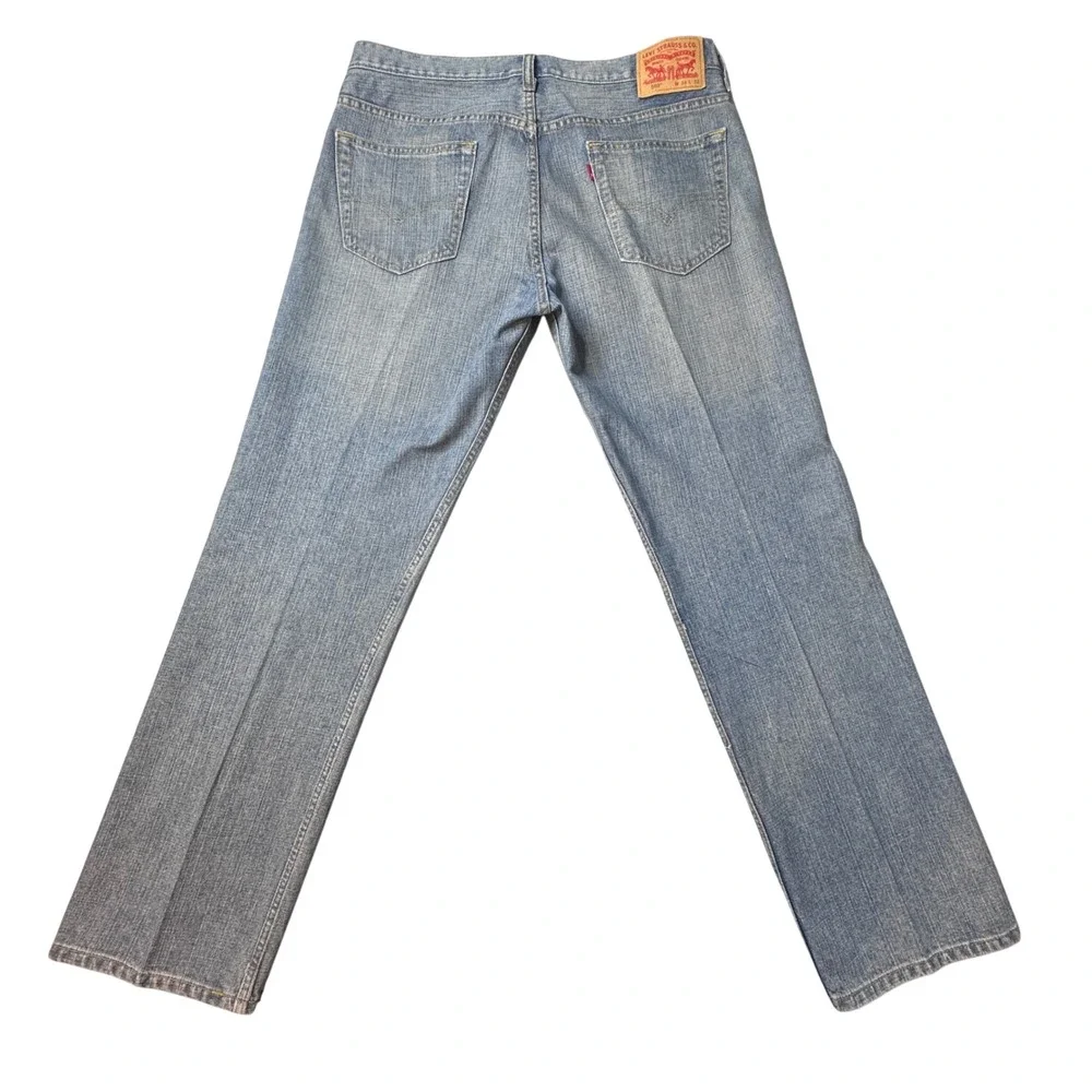 Levi's 511 Jeans Mens 34x32 (36x32) Blue Slim Fit Light Wash‎ Denim Straight Leg